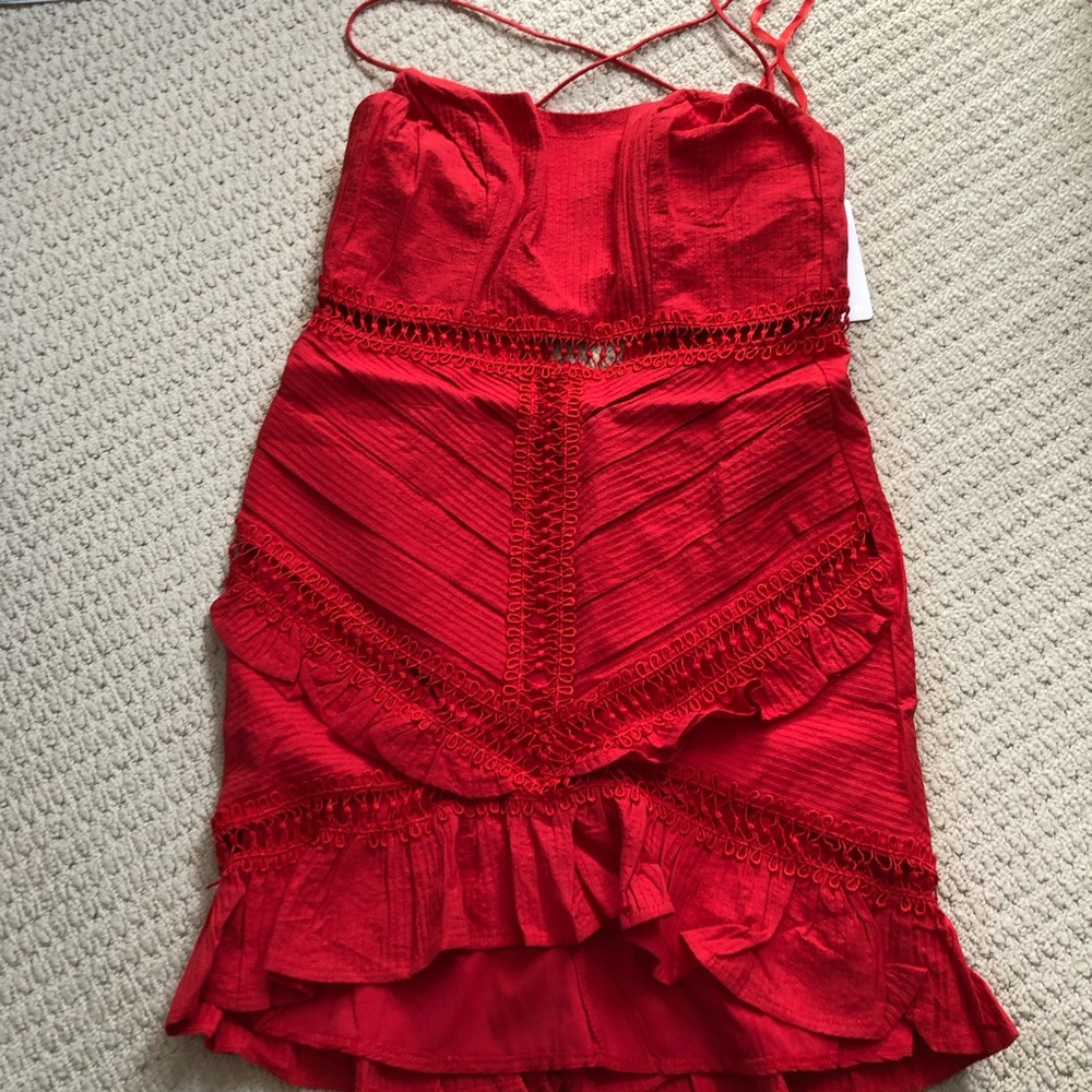 hello molly red dress